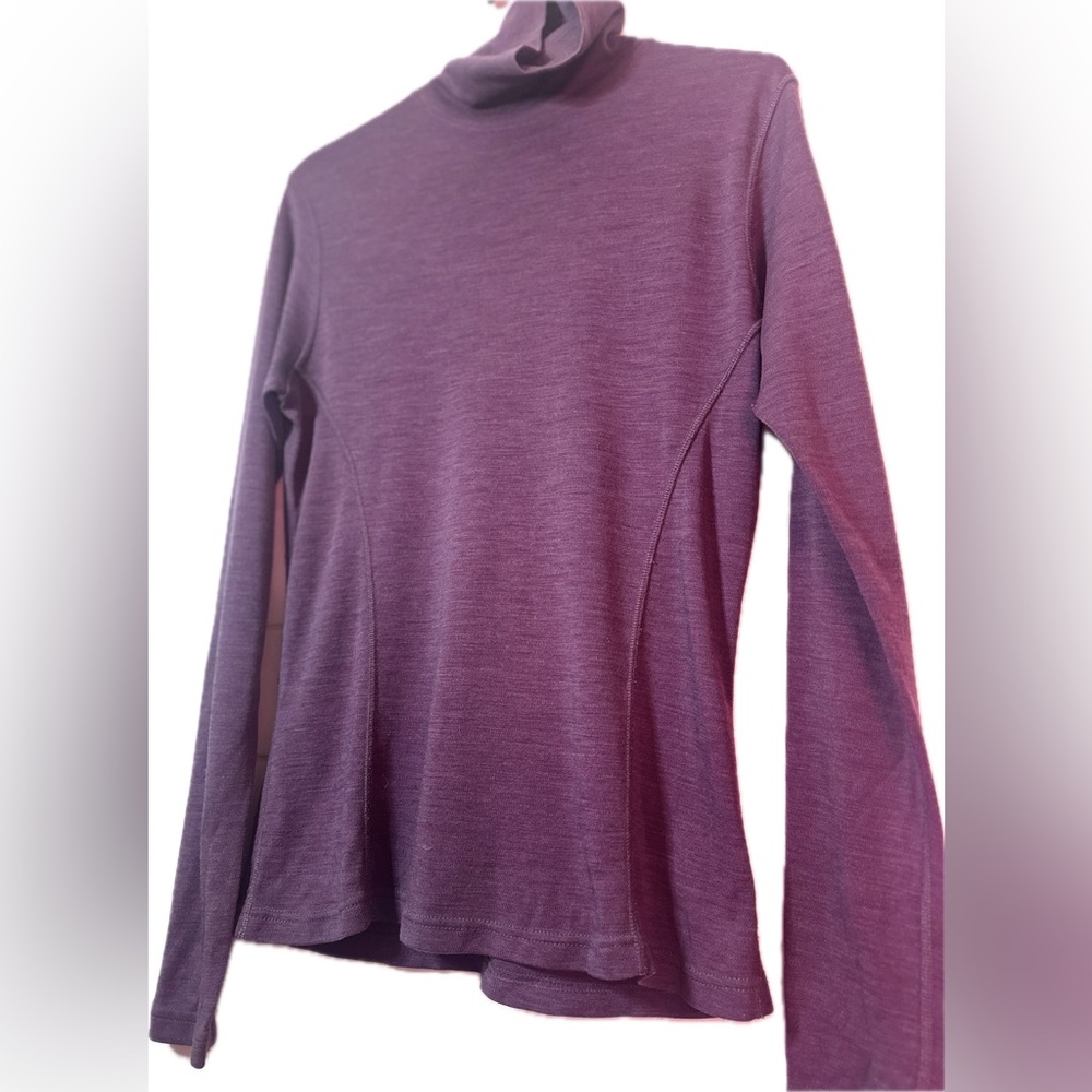 SMARTWOOL Merino Wool Solid Turtleneck Thermal Wo… - image 9